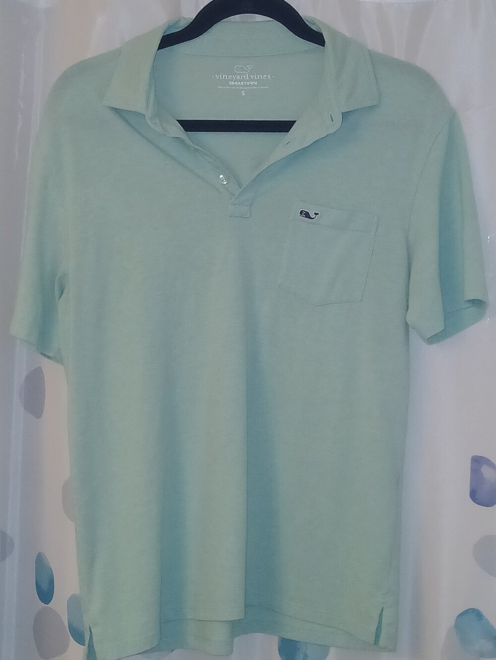 Vineyard Vines Mens Edgartown Short Sleeve Whale Pocket Polo Size S